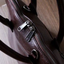 ２WAYレザービジネスバッグ通勤バッグ斜め掛け本革ハンドバッグ　男女兼用バッグ 5枚目の画像
