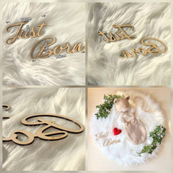 ブラウン馬×バスケット×かごセット♪ニューボーンフォト撮影　出産祝いギフト　月齢 9枚目の画像