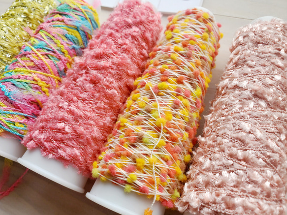 めっちゃ可愛い糸　約10gミニコーン巻き×5本セット 3枚目の画像
