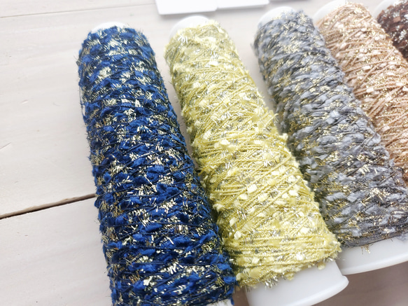 めっちゃ可愛い糸　約10gミニコーン巻き×5本セット 2枚目の画像