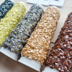 めっちゃ可愛い糸　約10gミニコーン巻き×5本セット 3枚目の画像