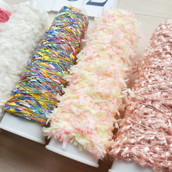 めっちゃ可愛い糸　約10gミニコーン巻き×5本セット 3枚目の画像