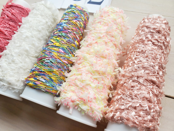 めっちゃ可愛い糸　約10gミニコーン巻き×5本セット 3枚目の画像