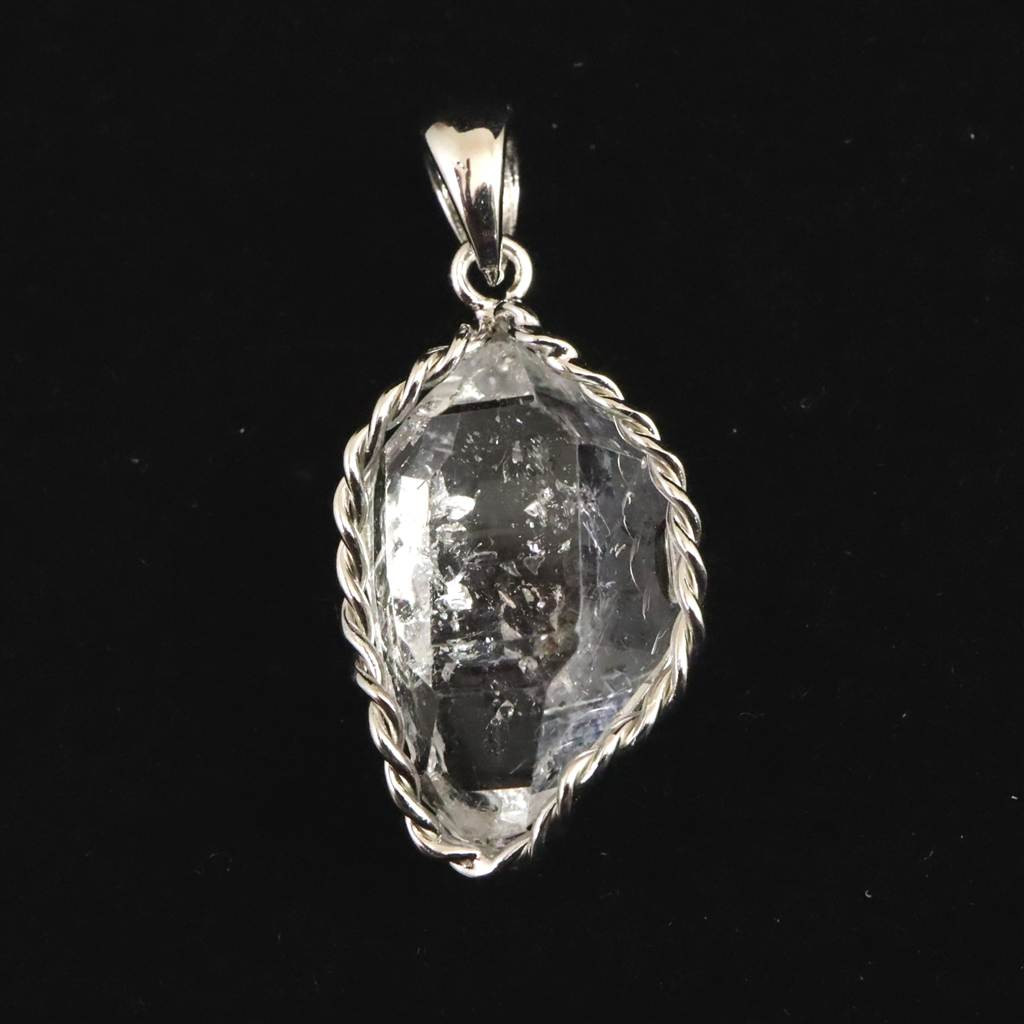 ハーキマーダイヤモンド 原石　ペンダント 3.4g #23926