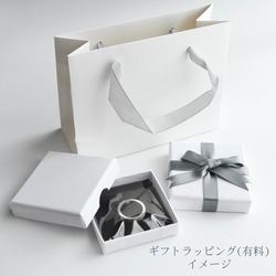 【刻印•名入れ】ロンドンブルートパーズのペンダント＊天然石＊誕生石＊サージカルステンレス【Luminous】 10枚目の画像