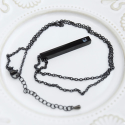 【刻印•名入れ】ロンドンブルートパーズのペンダント＊天然石＊誕生石＊サージカルステンレス【Luminous】 6枚目の画像