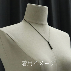 【刻印•名入れ】ロンドンブルートパーズのペンダント＊天然石＊誕生石＊サージカルステンレス【Luminous】 7枚目の画像