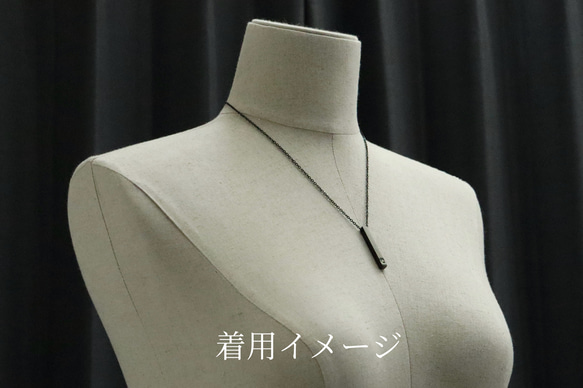 【刻印•名入れ】ロンドンブルートパーズのペンダント＊天然石＊誕生石＊サージカルステンレス【Luminous】 7枚目の画像