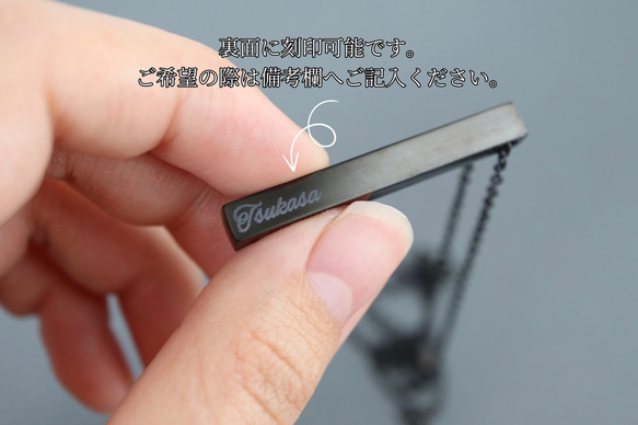 【刻印•名入れ】ロンドンブルートパーズのペンダント＊天然石＊誕生石＊サージカルステンレス【Luminous】 8枚目の画像