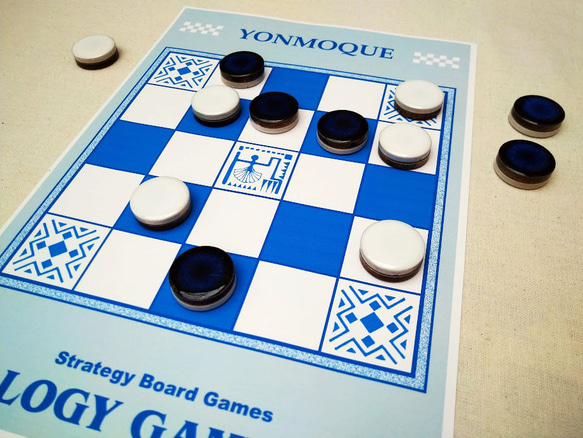 Yonmoque（ヨンモク）ボードゲーム　セルフプリントボード 1枚目の画像