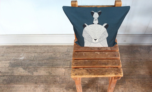 森林抱枕熊和老鼠設計 - 檜木香味 - 第2張的照片