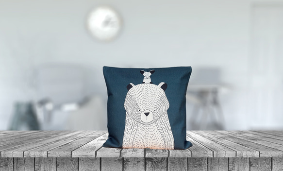 森林抱枕熊和老鼠設計 - 檜木香味 - 第5張的照片