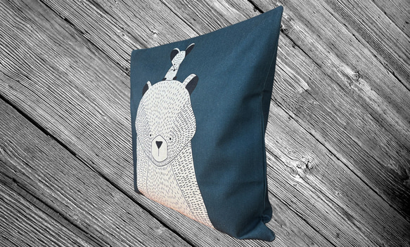 森林抱枕熊和老鼠設計 - 檜木香味 - 第4張的照片