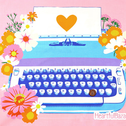 USAコットン RUBY STAR SOCIETY BEST DAY EVER タイプライター パネル 2枚目の画像