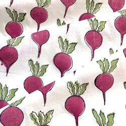 インド ブロックプリント生地 ミニカットクロス10枚セットvol.020暖色系 ファブリック はぎれ IF0355 6枚目の画像