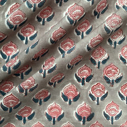 インド ブロックプリント生地 ミニカットクロス10枚セットvol.020暖色系 ファブリック はぎれ IF0355 9枚目の画像