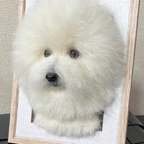 額縁半立体タイプ羊毛フェルトオーダー（こちらは見本です） 羊毛