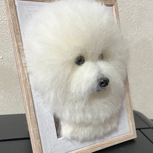 額縁半立体タイプ羊毛フェルトオーダー（こちらは見本です） 羊毛