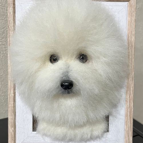 額縁半立体タイプ羊毛フェルトオーダー（こちらは見本です） 羊毛