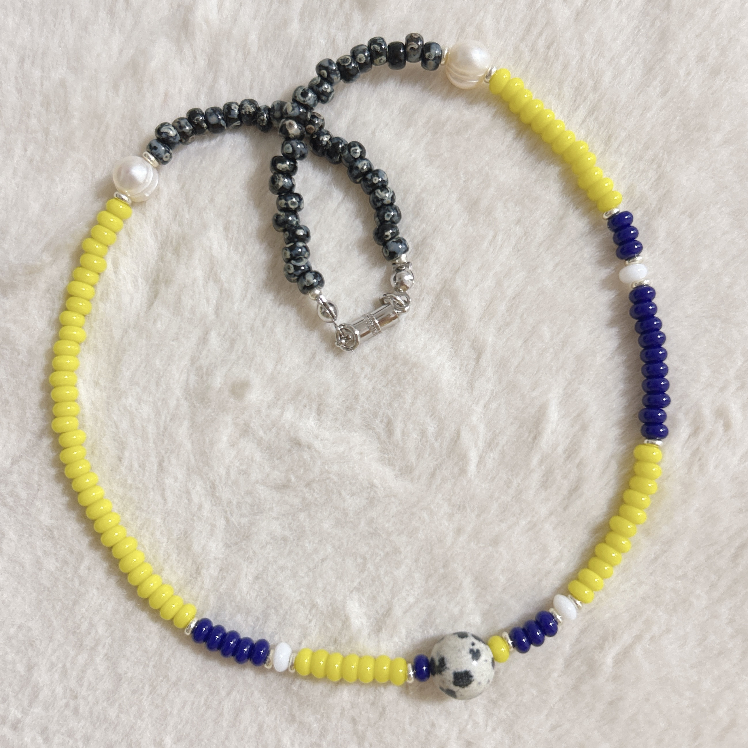 no.338／a'moureve ビーズネックレス ハンドメイド マグネット