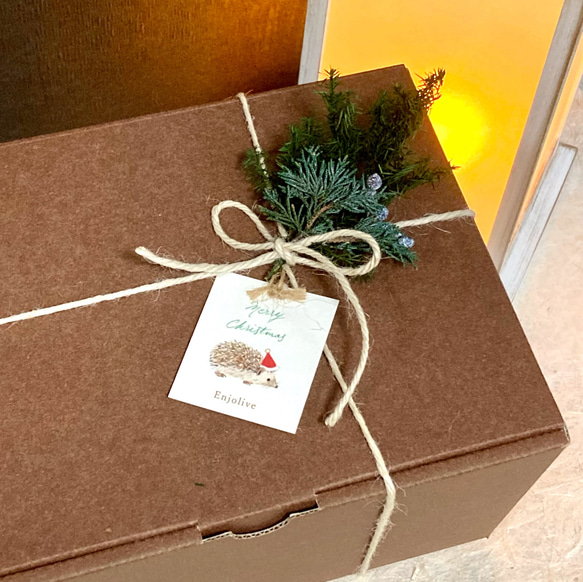 『再再販』＂森のChristmas！アイアンリースキャンドルと飾る森のスワッグ"ラウンドタイプ 7枚目の画像