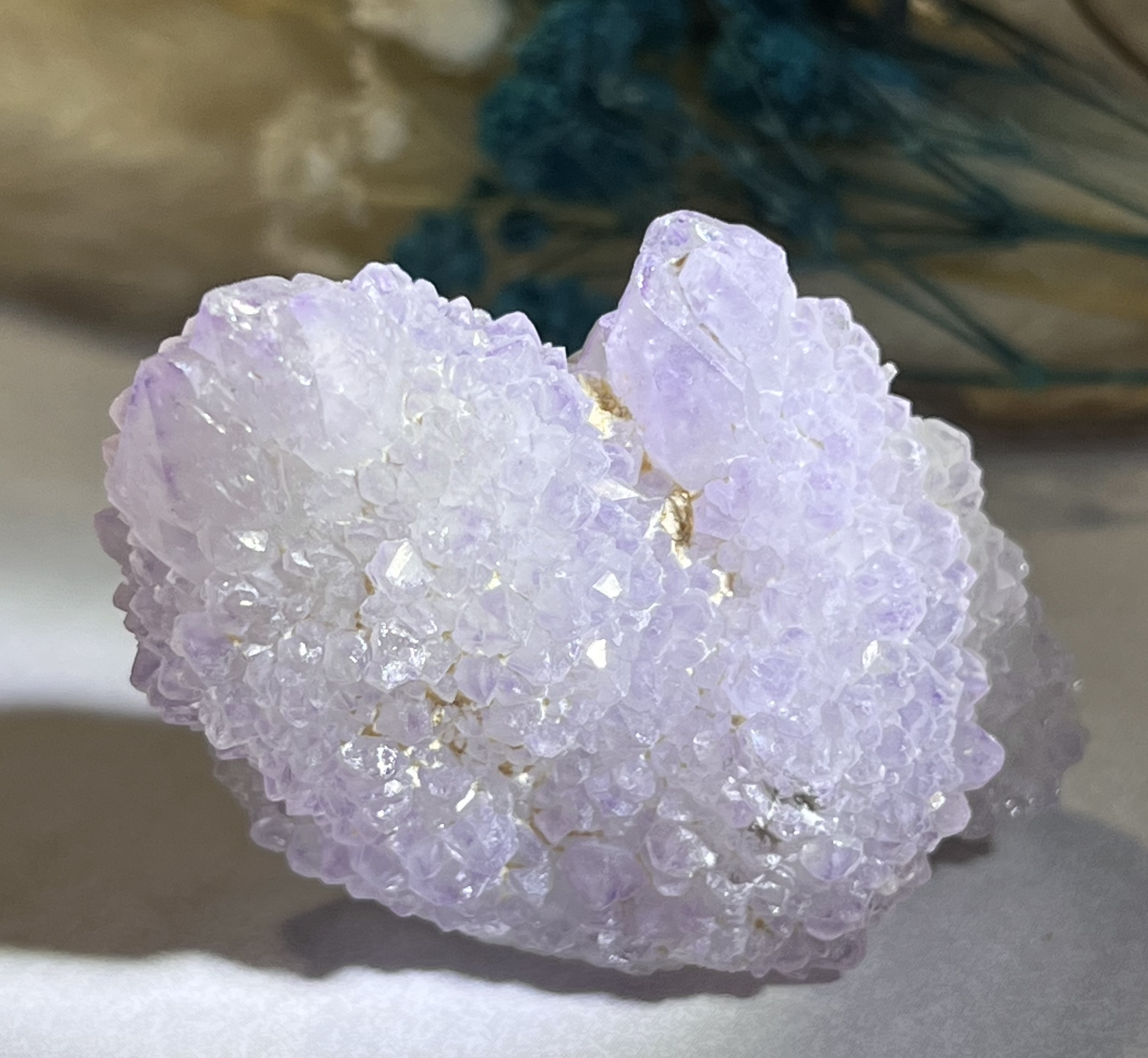 タントリックツイン　カクタスアメジスト　サボテン水晶　原石　クラスター