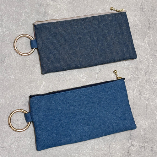インド刺繍リボン ペンケース 化粧ポーチ 筆箱 ペンポーチ ペンケース