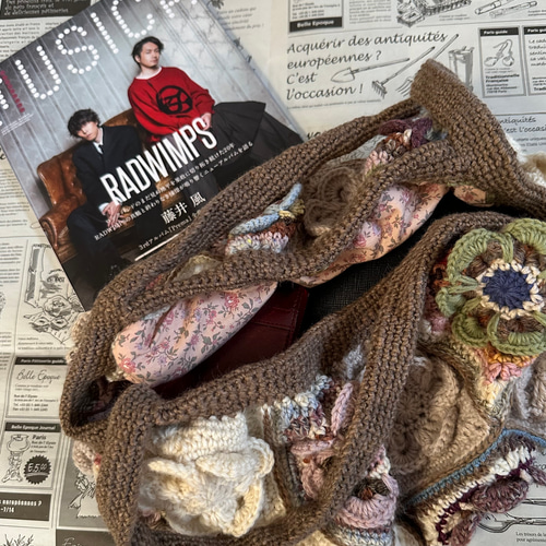 花モチーフ編みのグラニーバッグ グラニーバッグ pineapple 通販