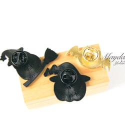 『宵闇のハロウィン〜愉快なハロウィン仲間たちのブローチ（選べる：ふくろう・かぼちゃ・こうもり）』 9枚目の画像