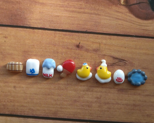 ネイルアート 3Dパーツ * アヒルのお風呂屋さん ネイルチップ（つけ爪