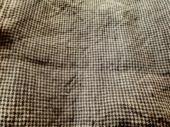 【秋新作数量限定】千鳥格子♡穿くだけでコーデがきまるゆったりした遠州リネンパンツ　丈&ポケット選！ゴム　セットアップも 2枚目の画像