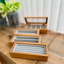 《新作　割引販売中》重ねて使えるコンパクトなアクセサリー収納　組み合わせ自由　アクセサリーボックス 11枚目の画像