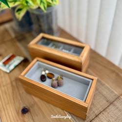 《新作　割引販売中》重ねて使えるコンパクトなアクセサリー収納　組み合わせ自由　アクセサリーボックス 8枚目の画像