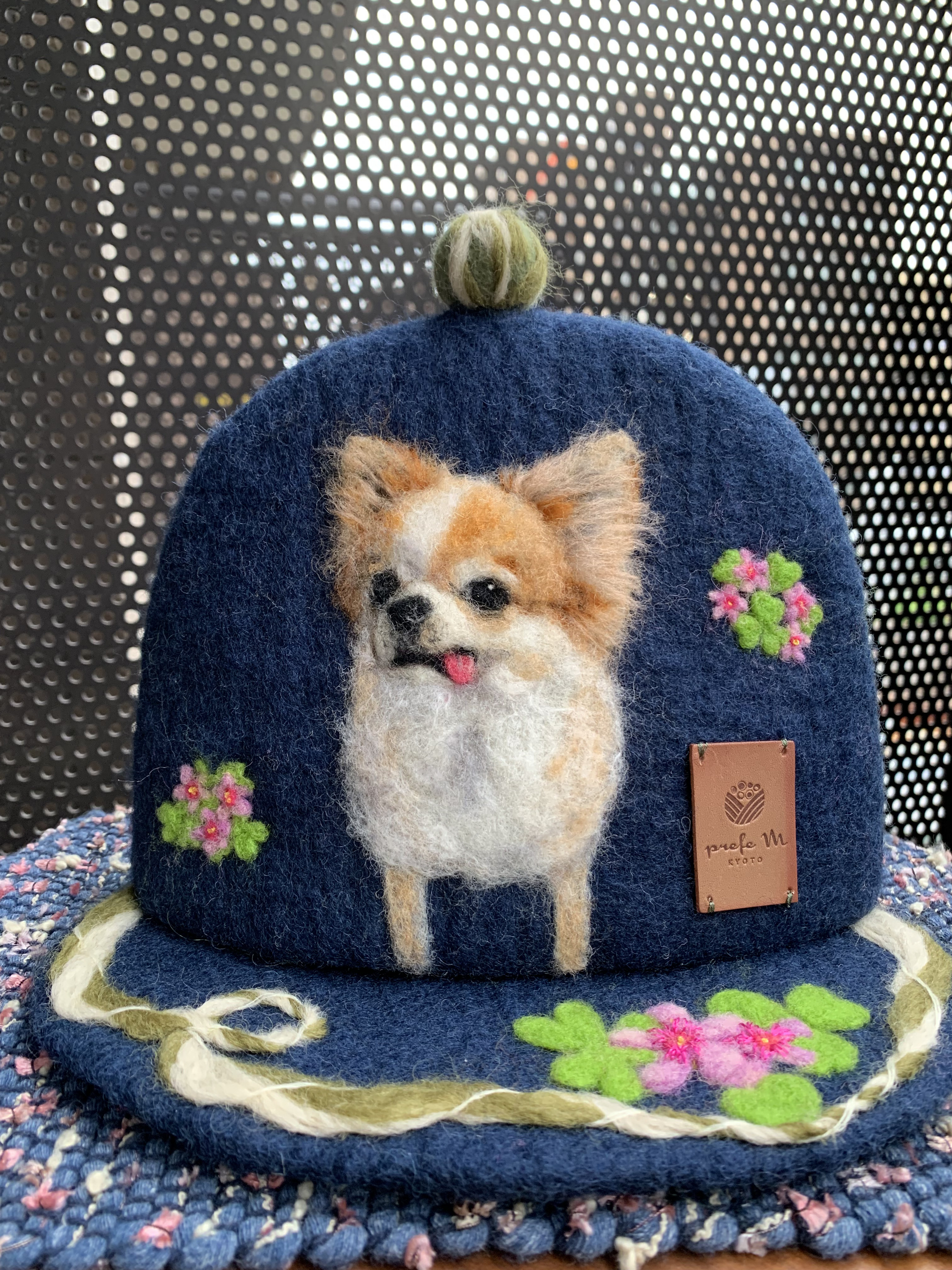 【受注制作】うちのこそっくりフェルトティーコゼー＆マット