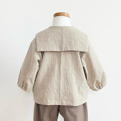 3点セット｜セーラーコーデ(ナチュラル)｜80サイズ 90サイズ 100サイズ ベビー 男の子 女の子 6枚目の画像