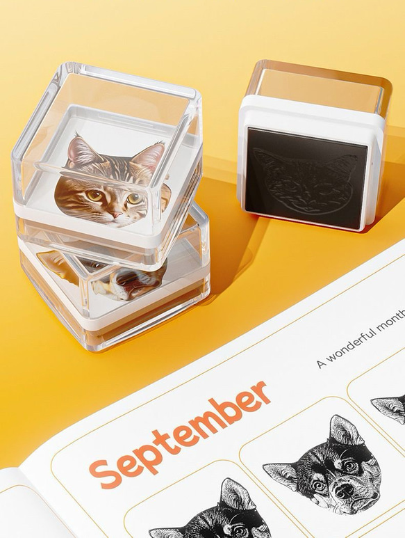 スタンプ　ハンコ　愛犬・愛猫・動物・ペット・ウサギ・ハムスター・鳥など 5枚目の画像