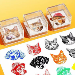 スタンプ　ハンコ　愛犬・愛猫・動物・ペット・ウサギ・ハムスター・鳥など 3枚目の画像