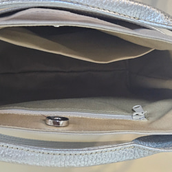 新色日本製　どこのお店でも出逢えない❗ゼスフィーノオリジナル　帆布×姫路レザーのショルダーバック 10枚目の画像