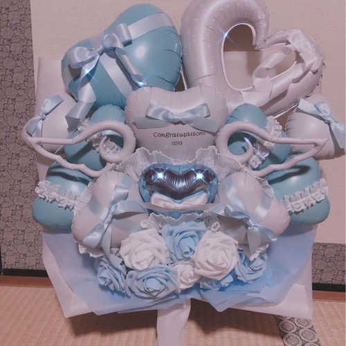 成人式ブーケ バルーンブーケ バルーンギフト 生誕祭 推し 卒業 花束