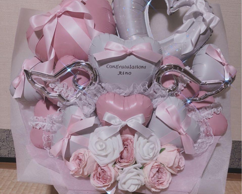 成人式ブーケ バルーンブーケ バルーンギフト 生誕祭 推し 卒業 花束