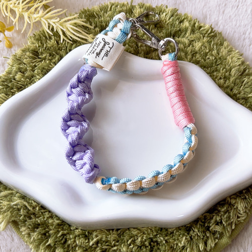 パラコード✶スマホストラップ✶ショート手首用✶ハンドストラップ