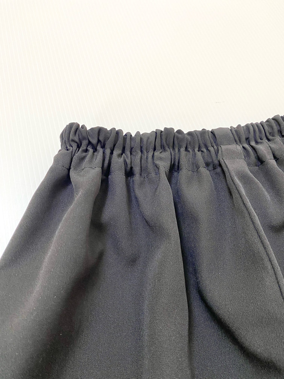 大人可愛いセレブ着物スカートフリーサイズ1点物黒留袖着物リメイクウエストゴムロングスカートフリーサイズ送料込み5720 9枚目の画像