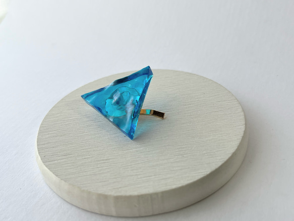 ブルーの海のポニーフック / レジン / 波 / 夏 6枚目の画像