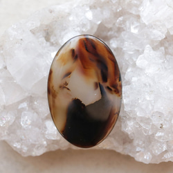 モンタナアゲート天然石マクラメネックレスmac437エスニックアジアンエキゾチック金属フリーのアクセサリー 14枚目の画像