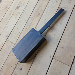 フライパン　調理鉄板　四角　無骨　男前　2way　鉄板　シンプル　ソロ　ソロ用　小さい 2枚目の画像