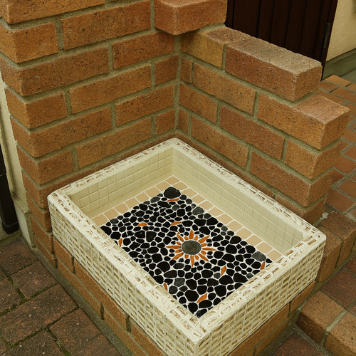 手造り　流し台　シンク　炎 手造り流し台 シンク 炎