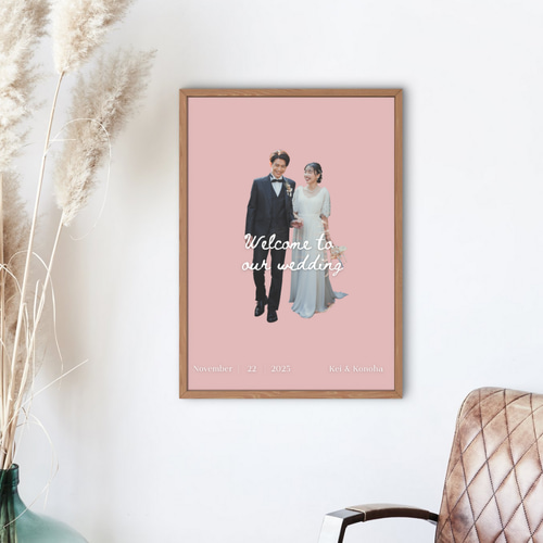 最短発送3日 ゲスト参加型 寄せ書き ウェルカムボード 結婚式