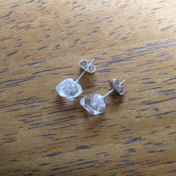 （獨一無二）大型赫基蒙鑽石耳環（10 毫米，醫用不鏽鋼） 第4張的照片