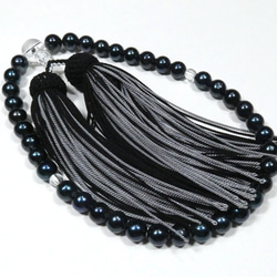 黒真珠ネックレス・イヤリング（ピアス）人口シルバーグレー コスパ