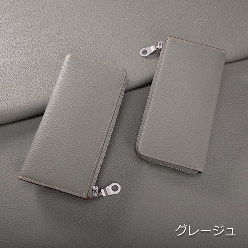 L字ファスナー長財布 スマホサイズで持ち運びやすい本革ウォレット 8